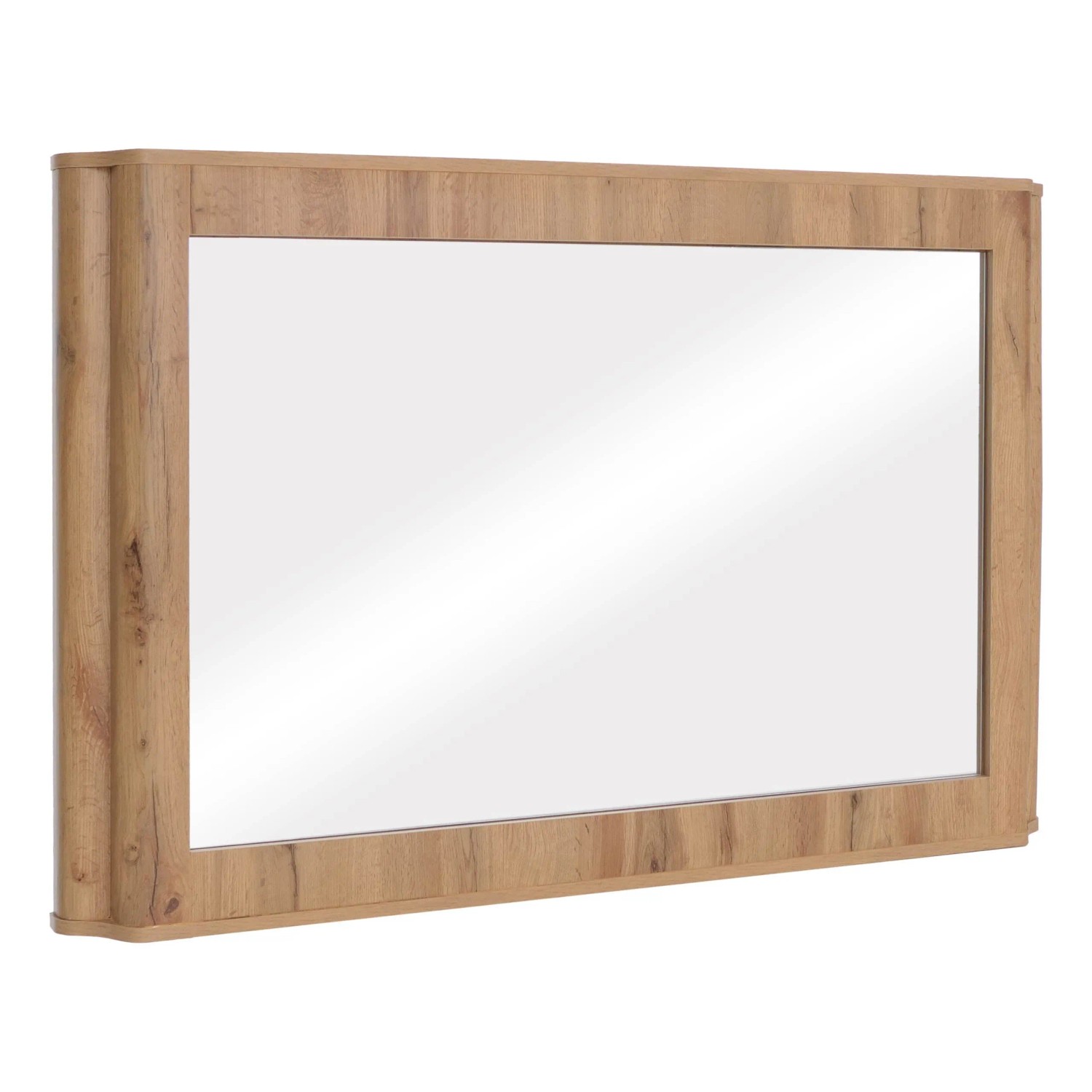 MCW Spiegel P42 MDF Glas 80x120x10cm Wotan-Eiche-Optik