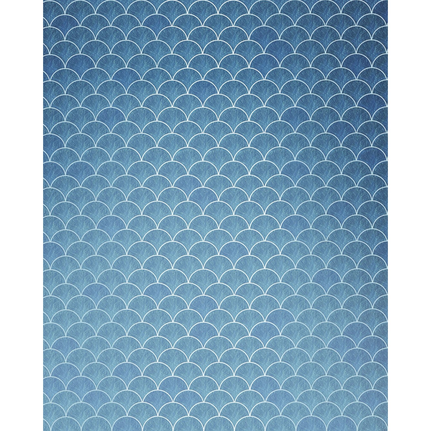 Sanders & Sanders Fototapete Art Deco Blau 200 x 250 cm 611959