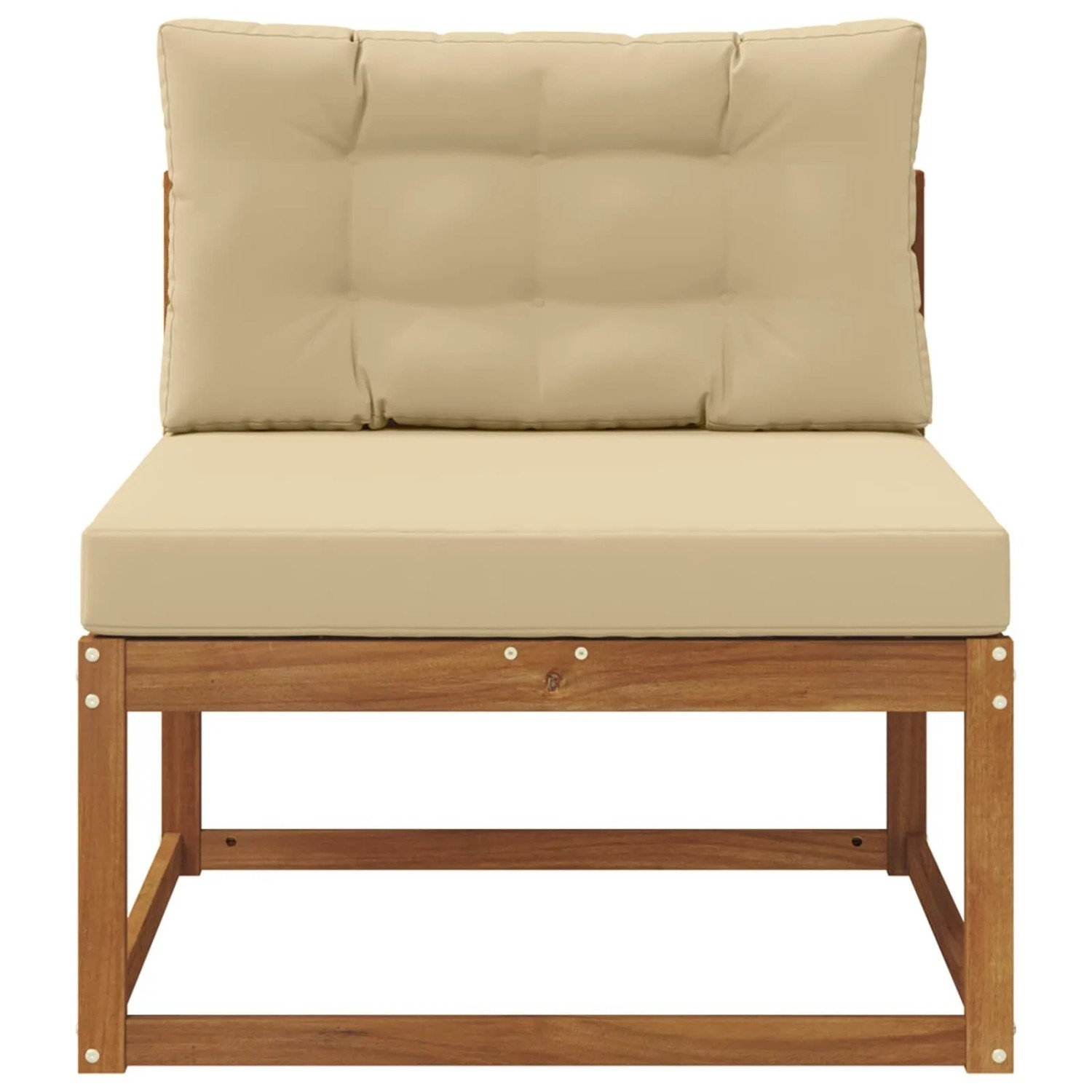 vidaXL Outdoor Mittelsofa Massivholz Akazie Natur 900535_3