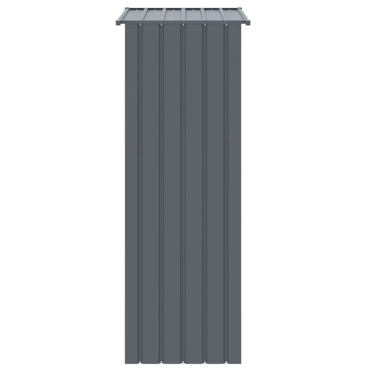 VidaXL Voliere, anthrazitfarben, 115x78x200 cm, aus verzinktem Stahl. Vogelhaus für Garten oder Terrasse.