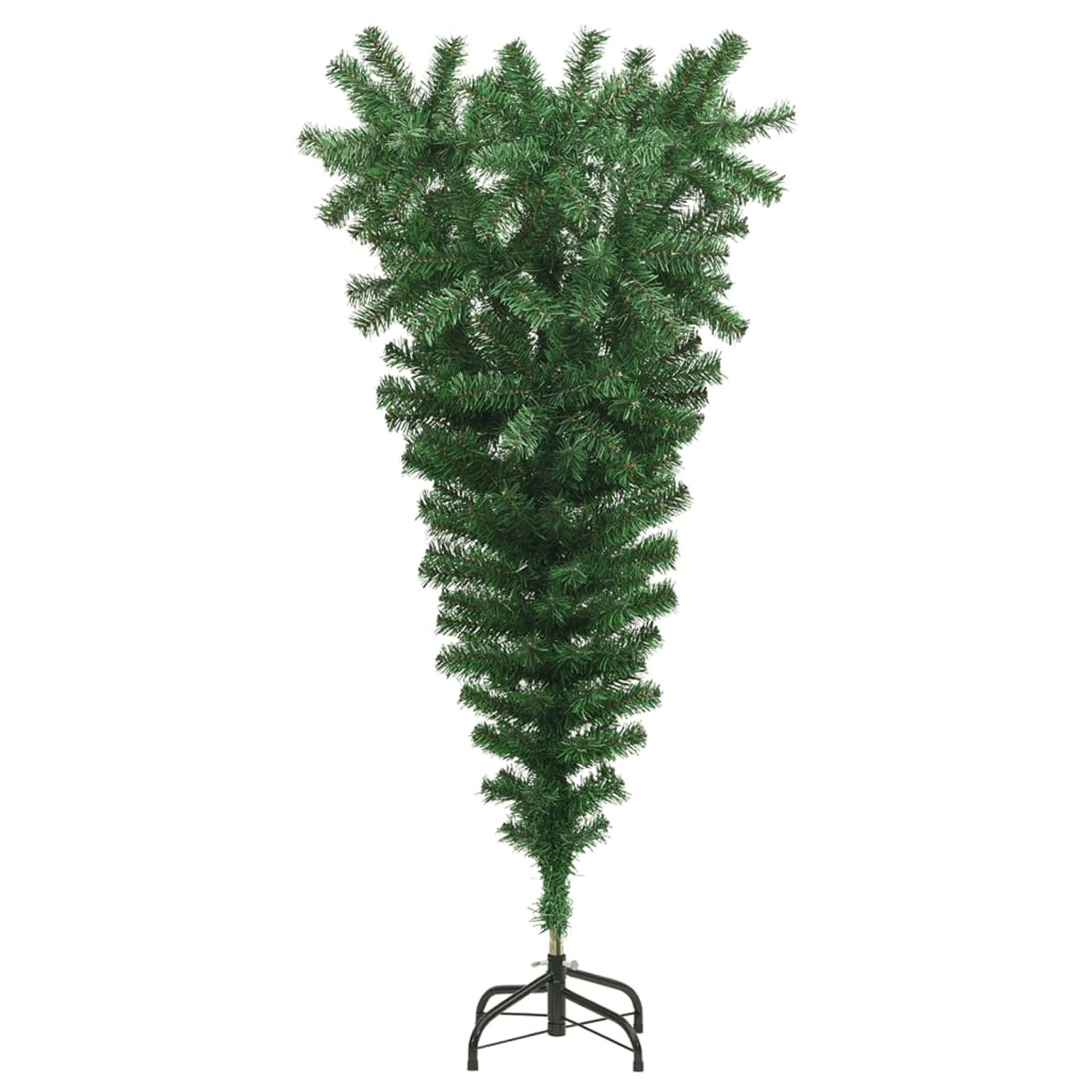 vidaXL Künstlicher Weihnachtsbaum mit Ständer Umgekehrt Grün 150 cm