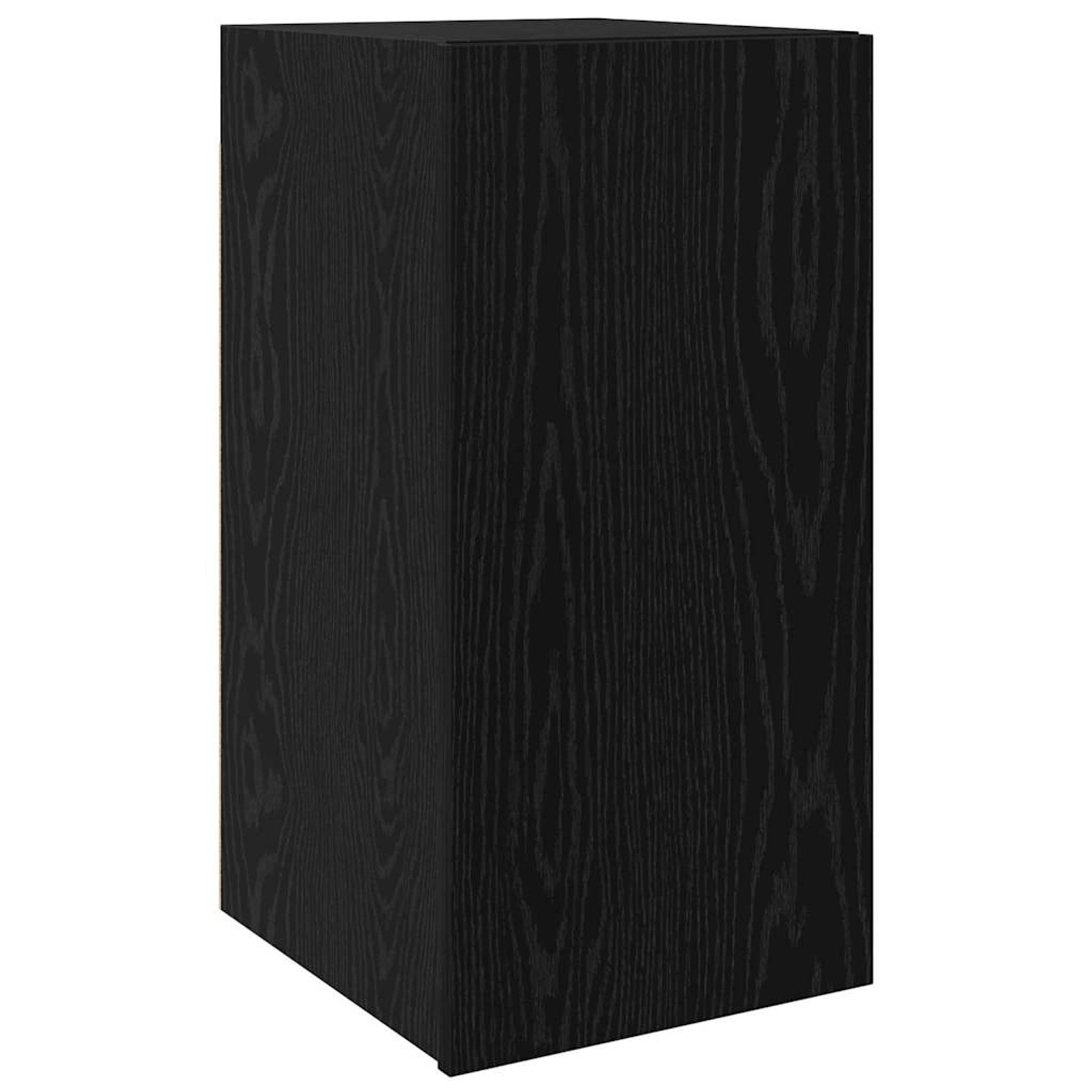 vidaXL Wand TV Schrank Schwarz Eichen-Optik 30,5 x 30 x 60 cm 875069 günstig online kaufen
