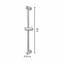 Verchromte baliv Brausestange DST-50.01, 58 cm, mit Brausehalter für die Dusche.
