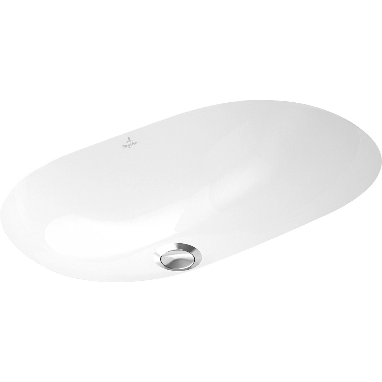 Villeroy & Boch Unterbauwaschbecken 60 cm O.Novo Alpinweiß