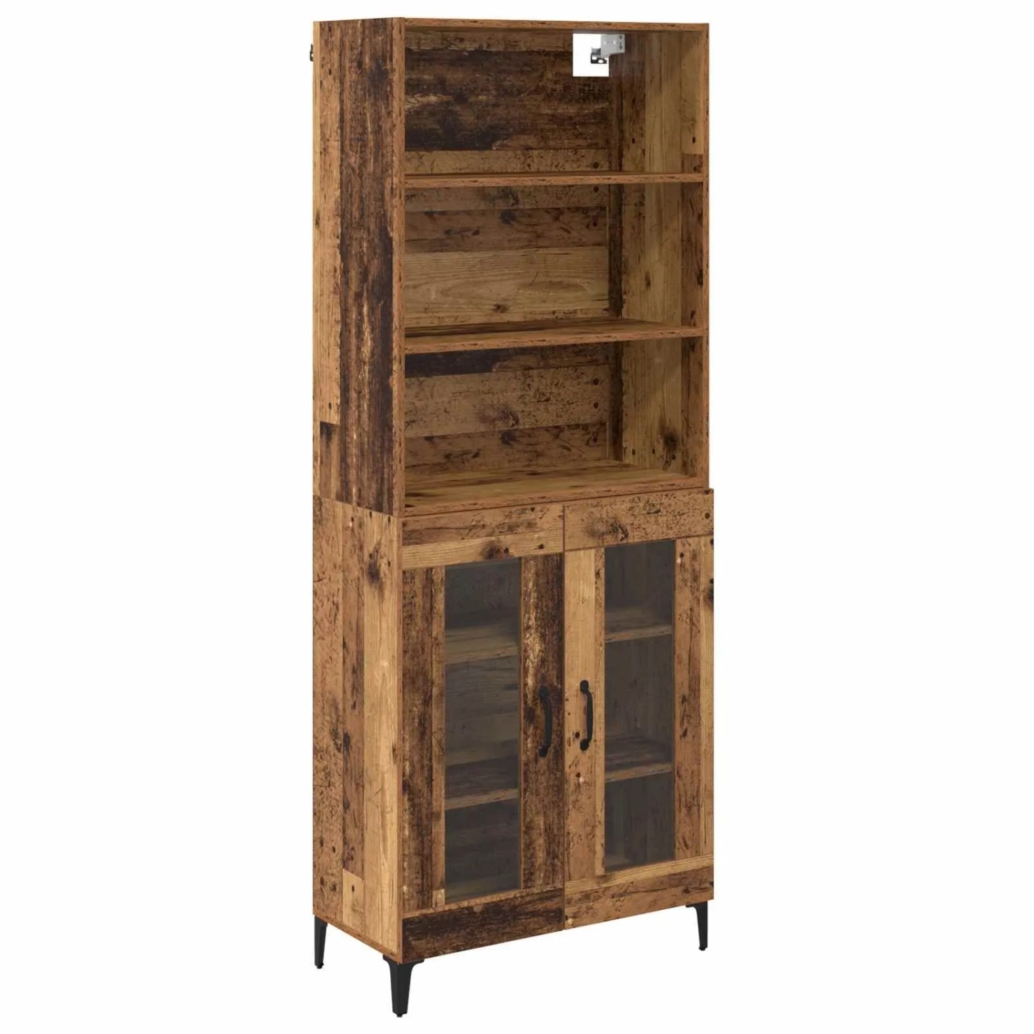 vidaXL Highboard Altholz 69,5 x 34 x 180 cm Holzwerkstoff 3415728 günstig online kaufen