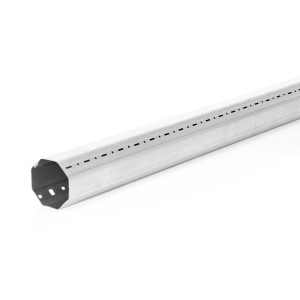 Avosdim Achtkant Stahlwelle SW60, 3m, für Rollläden, zuschneidbar.