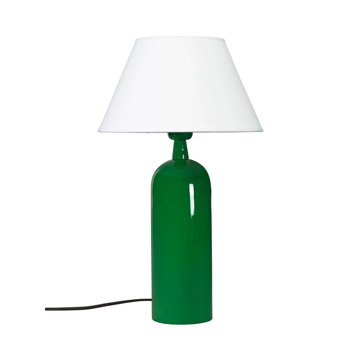 PR Home Carter Textil Tischlampe Grün, Weiß E27 46cm