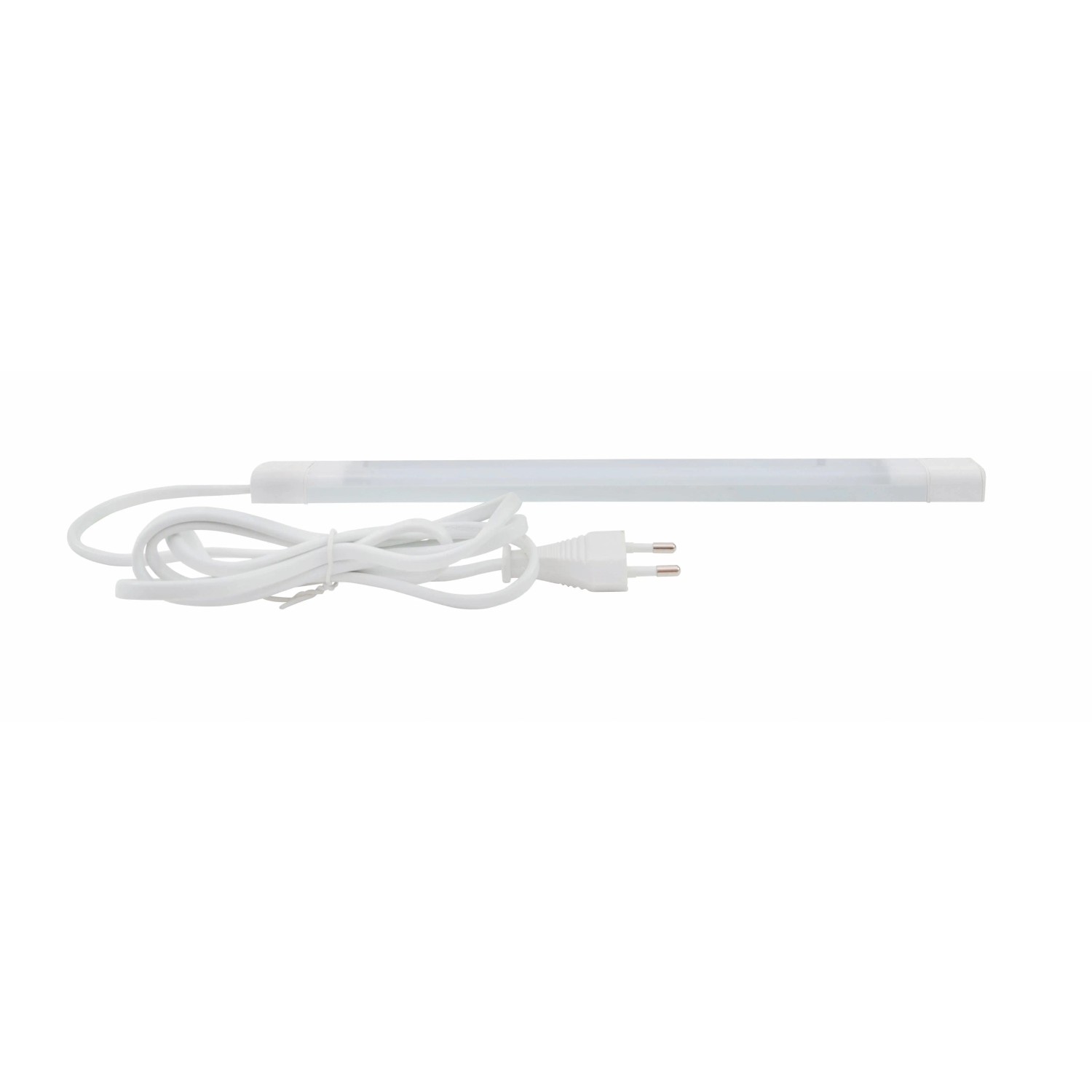 Weiße REV Ritter LED Unterbauleuchte V300, 30cm mit Schalter und Zuleitung.