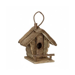 Relaxdays Vogelhaus Holz Natur Zum Aufhängen