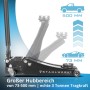 STAHLWERK Wagenheber WHB 73 ST, 3 t Tragkraft, 73-500mm Hubbereich, ideal für Autoreparatur und Reifenwechsel.