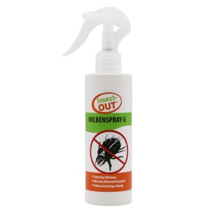 Insect Out Milbenspray G 200ml: Spray zur Bekämpfung von Hausstaubmilben. Insektenschutzzubehör für ein milbenfreies Zuhause.