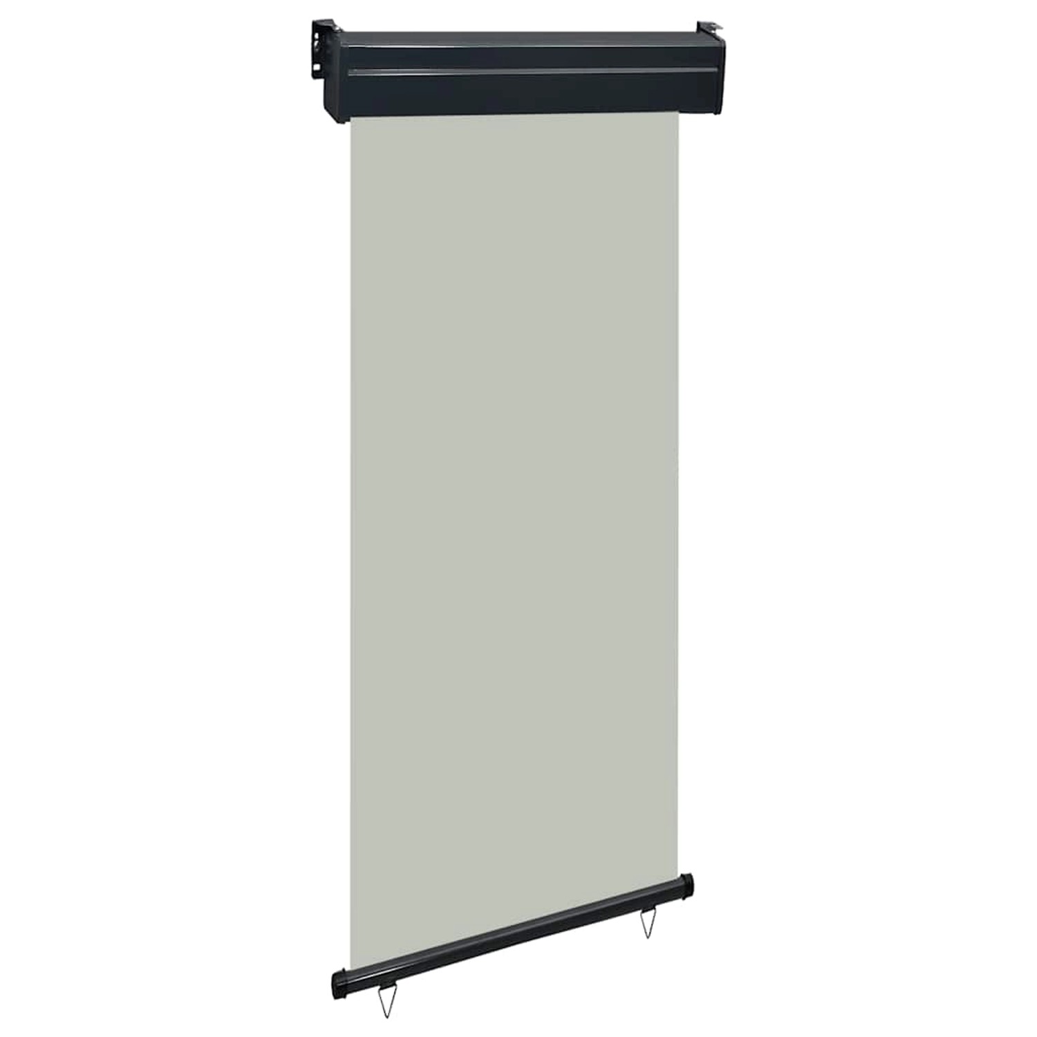 furnicato Balkon-Seitenmarkise 85x250 cm Grau günstig online kaufen