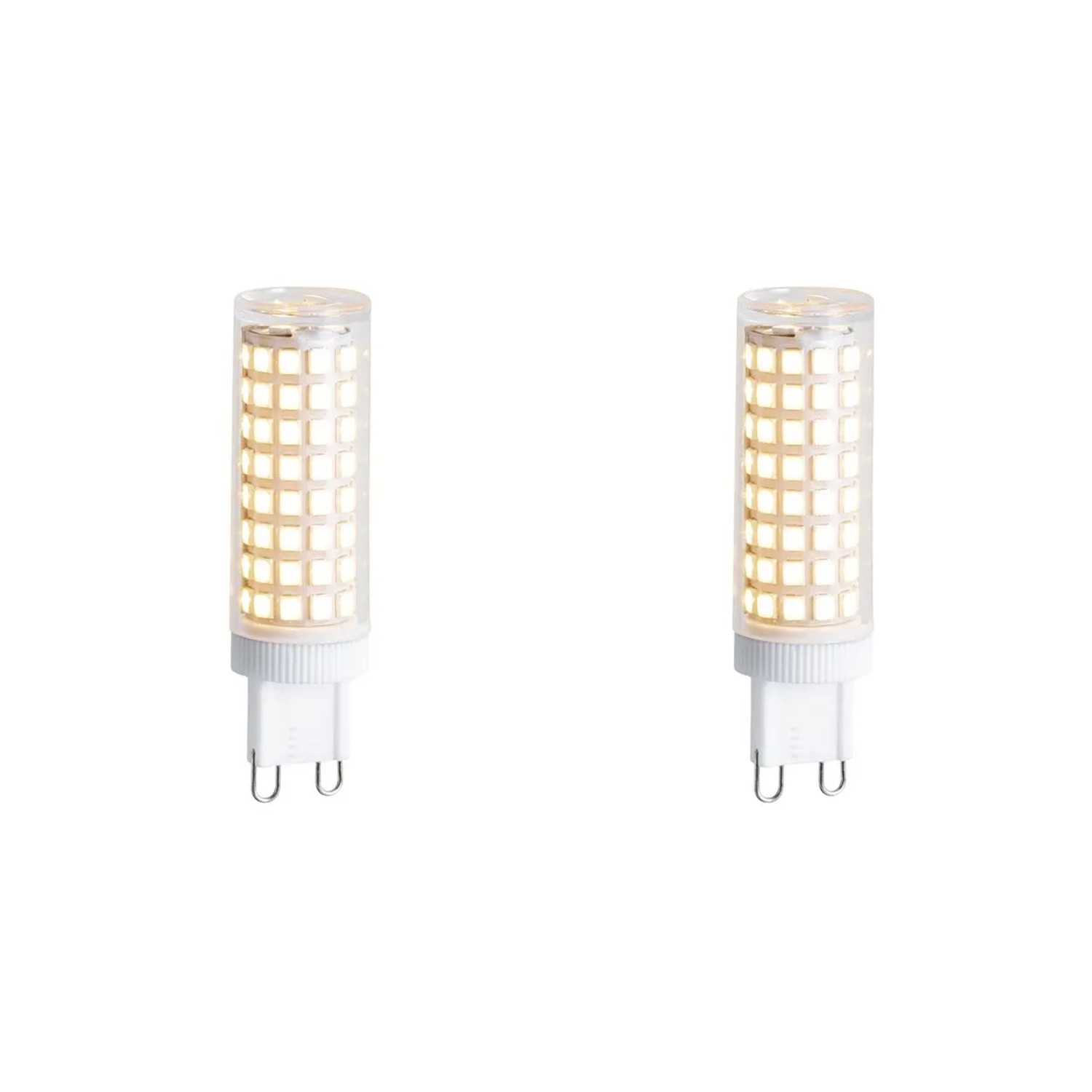 LUEDD 2er Set G9 Dimmbare LED Leuchtmittel 5,5W 500,m 2700K