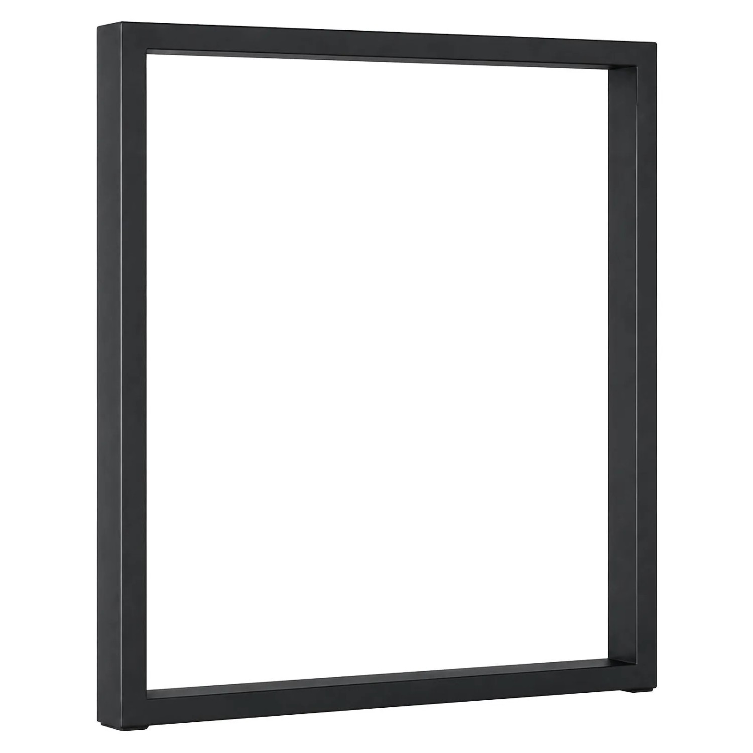 SOTECH 2 Stück Couch Tischgestelle Höhe 430 x Breite 1000 mm Stahl Schwarz Pulverbeschichtet Profil 80 x 20 mm