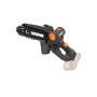 Worx Einhand-Astsäge WG327E.9 (ohne Akku/Ladegerät), 20V Akku-Astsäge für Baumschnitt.