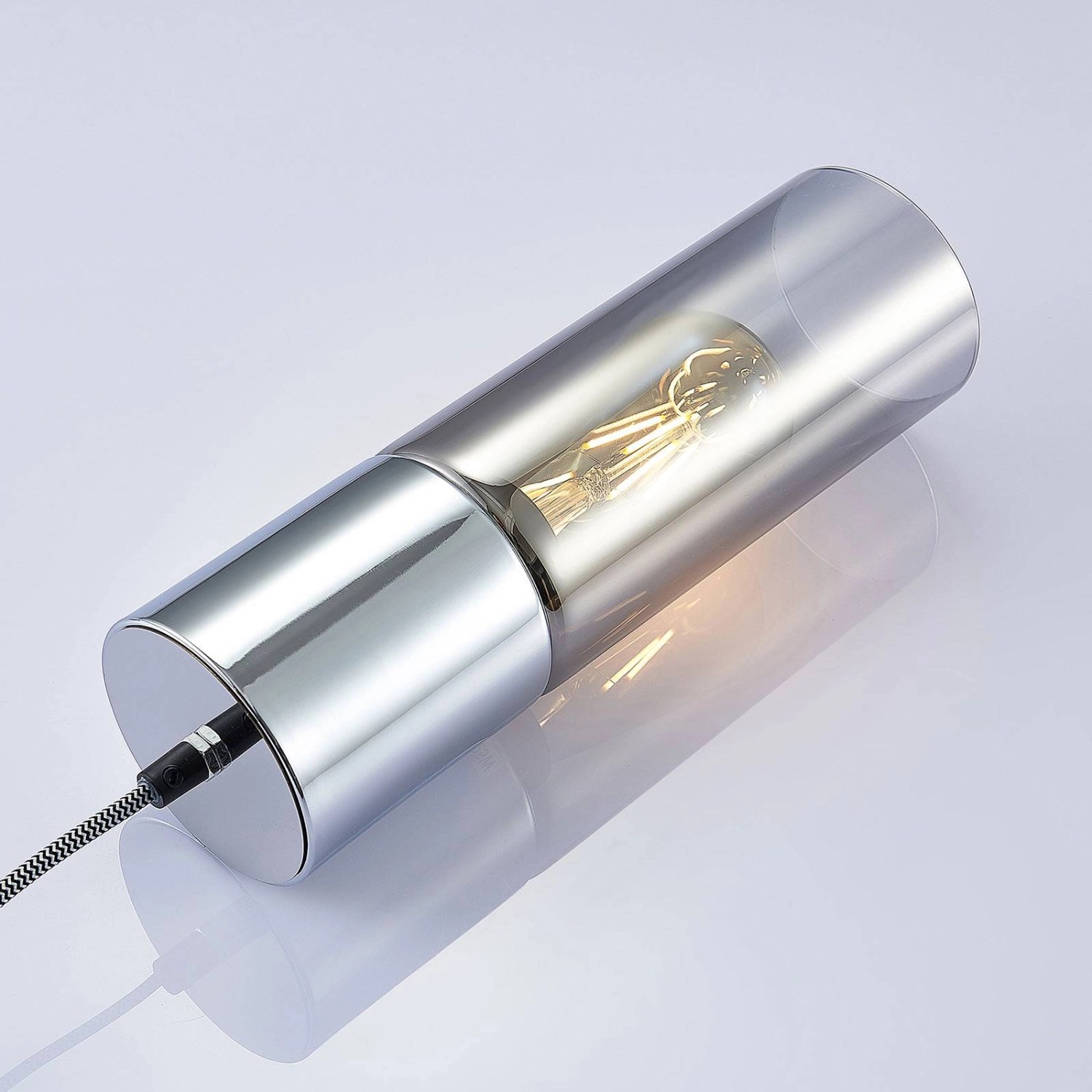 Lindby Pendelleuchte Eleen 4018188 für Kinder Junges Wohnen in Alu aus Glas 1-flammig E27 Wohnzimmerleuchte_7