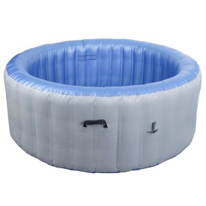 MCW Whirlpool N97 Ersatz-Pool 4 Personen Aufblasbar Rund Ø180cm Grau-Blau