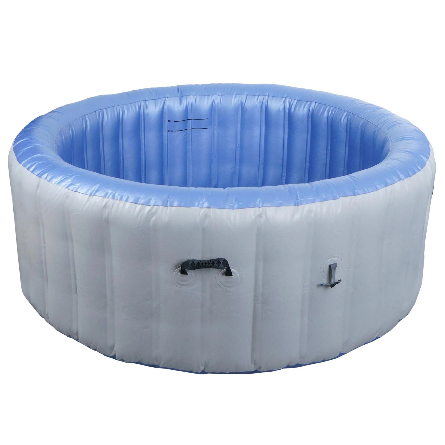 MCW Whirlpool N97 Ersatz-Pool 4 Personen Aufblasbar Rund Ø180cm Grau-Blau
