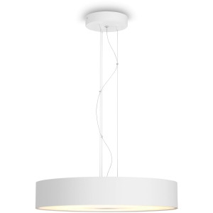 Weiße Philips Hue White Ambiance Fair LED-Pendelleuchte mit Dimmer, 2.750 lm.