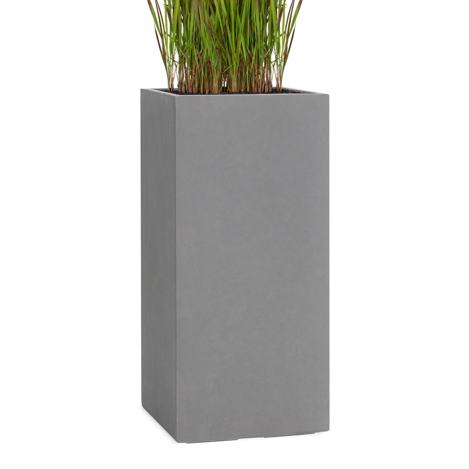 Pflanzwerk® Pflanzkübel Tower 80 cm x 40 cm x 40 cm Grau günstig online kaufen