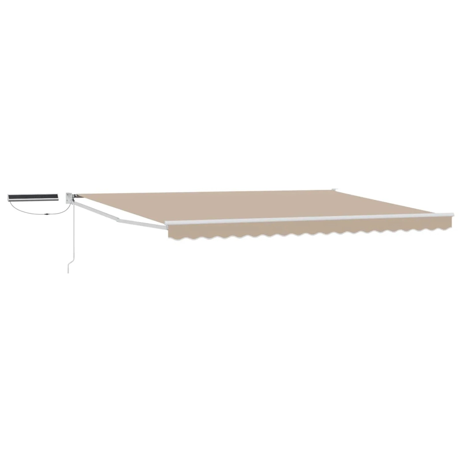 vidaXL Elektrische Ausziehbare Markise Beige 4 x 3 m 3419981