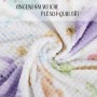 Detailaufnahme: Bestlivings Kuscheldecke Cashmere Dots Kids Elefant, weiche Plüsch-Qualität.
