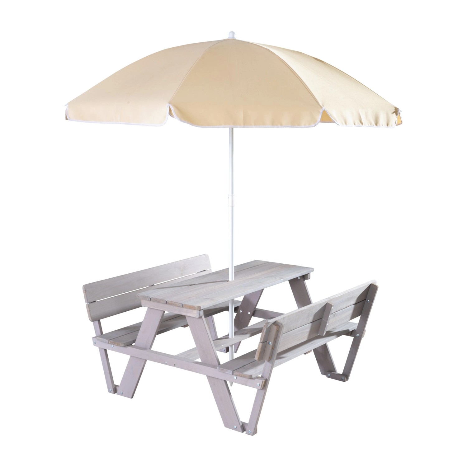 roba Kinder Outdoor+ Set Sitzgruppe Picknick für 4 mit Rückenlehne inkl. So günstig online kaufen