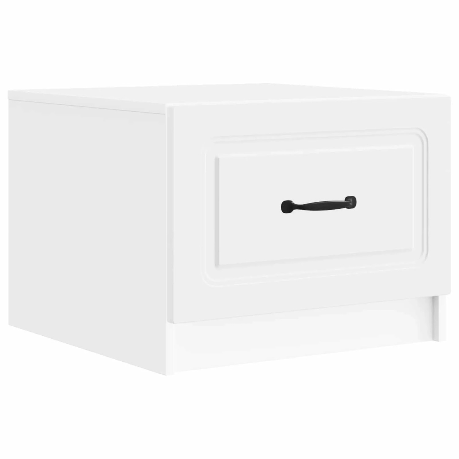 vidaXL Couchtisch mit Schubladen Weiß 49 x 50 x 37 cm Holzwerkstoff 895885