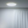 Weiße, runde WiZ LED-Deckenleuchte SuperSlim mit tunable white Funktion, Durchmesser 55 cm.