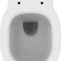 Weißes Ideal Standard Wand-WC Connect Air Tiefspüler, spülrandlos mit AquaBlade Technologie.