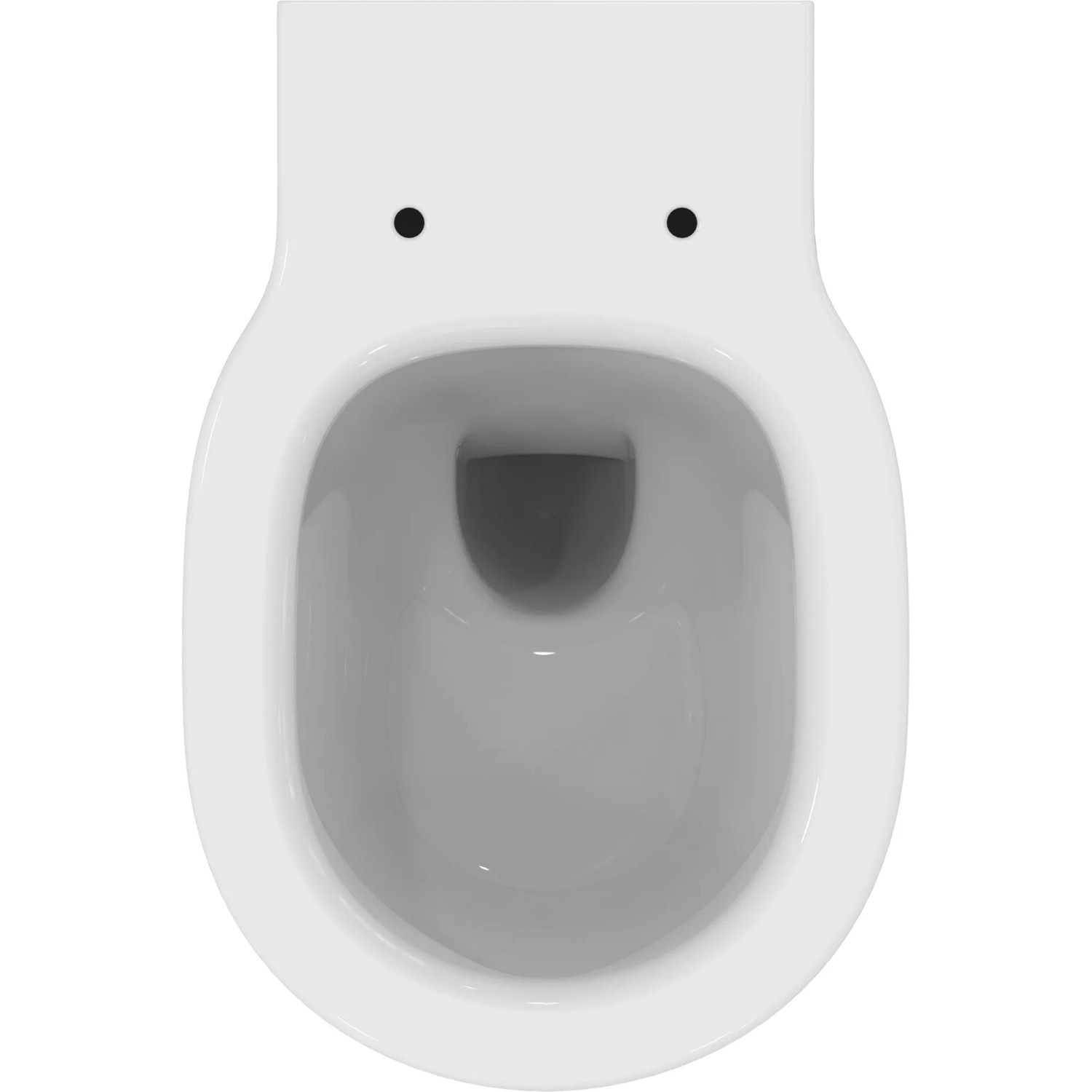 Weißes Ideal Standard Wand-WC Connect Air Tiefspüler, spülrandlos mit AquaBlade Technologie.