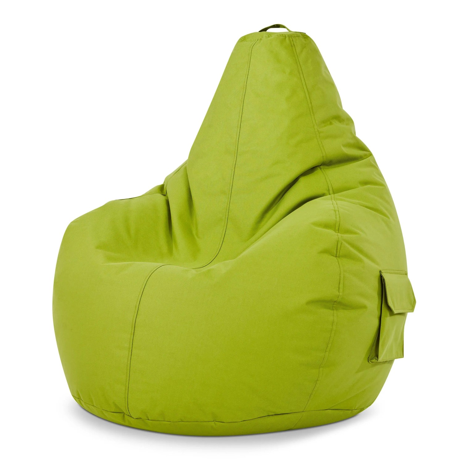 Green Bean Sitzsack Cozy 80 x 70 x 90 cm Wetterfest Waschbarer Bezug Grün