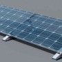 Absaar Solar Boden- und Flachdachhalterung Premium mit zwei Solarpaneelen.