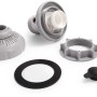 Intex Wasserbelebungs-Düsenset für Filteranlagen (7,2 - 9,2 m³/h), Einzelteile auf weißem Grund.