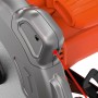 Detailaufnahme der Black+Decker Handkreissäge CS1250L mit Laser