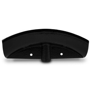 Druckstück 3 Zoll für Rohrbiegemaschine, Gusseisen, schwarz lackiert.