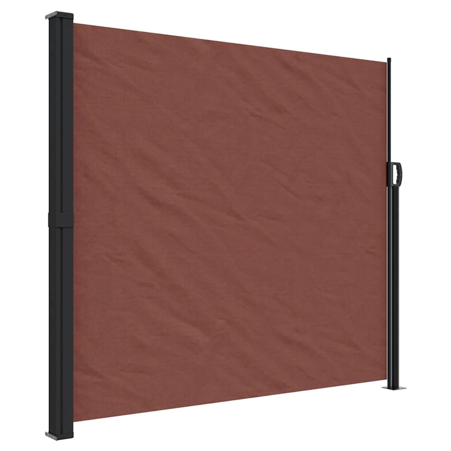 furnicato Seitenmarkise Ausziehbar Braun 180x500 cm günstig online kaufen