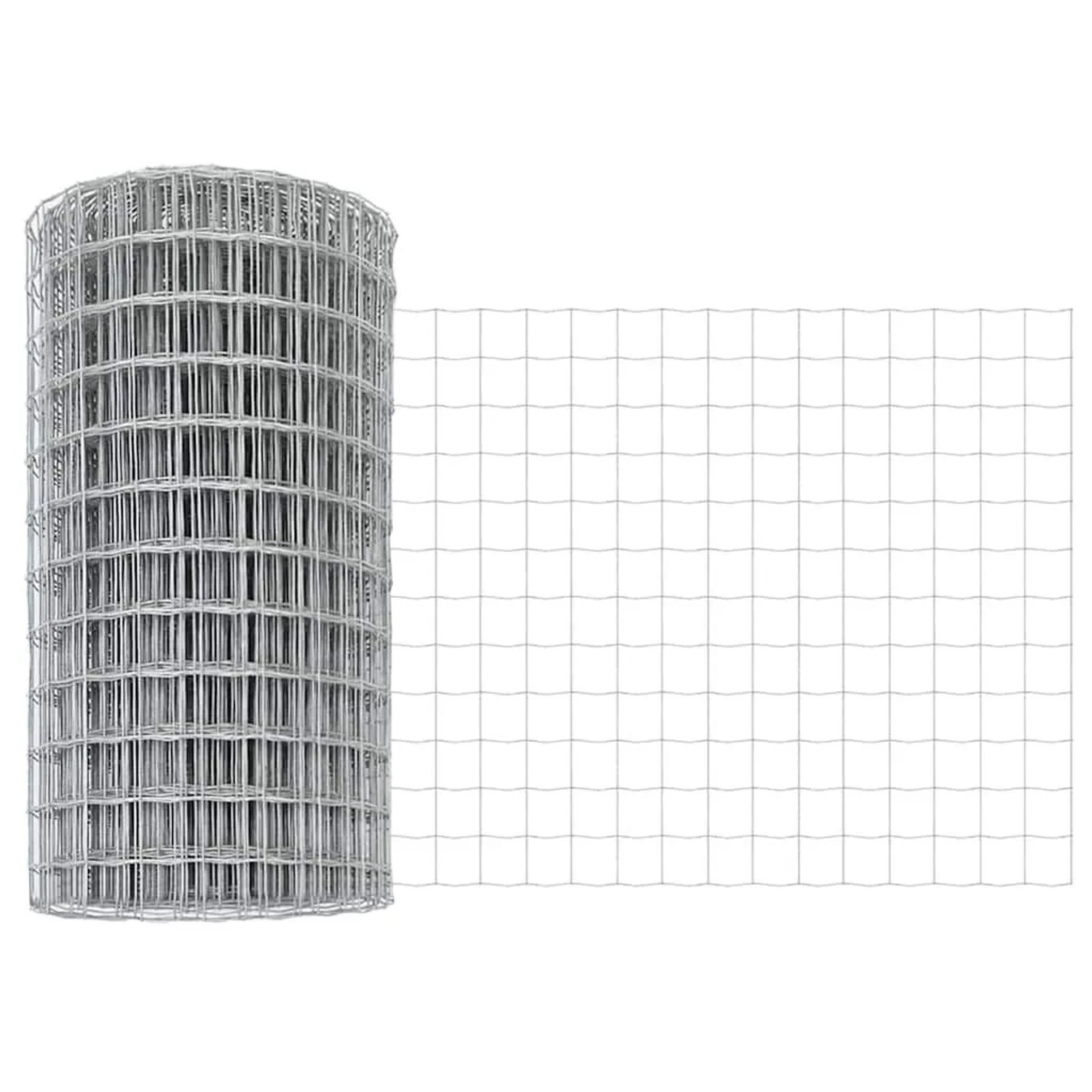 vidaXL Eurozaun 0,6 x 25 m PVC-beschichtetes Eisen 42004659 günstig online kaufen