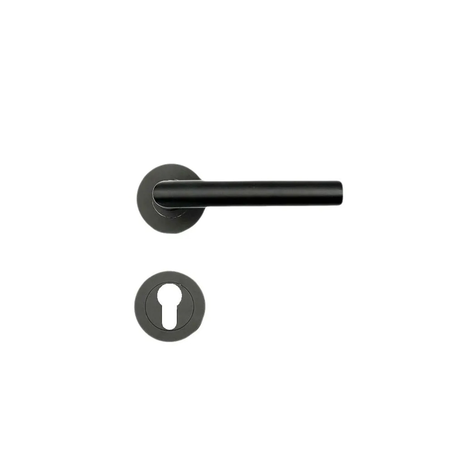 HPFloor Drückergarnitur Nera Premium Edelstahl Schwarz