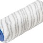 LUX Dispersionswalze 18cm, Polyester, Grau-Gestr, Kurzflor für Innenfarben.