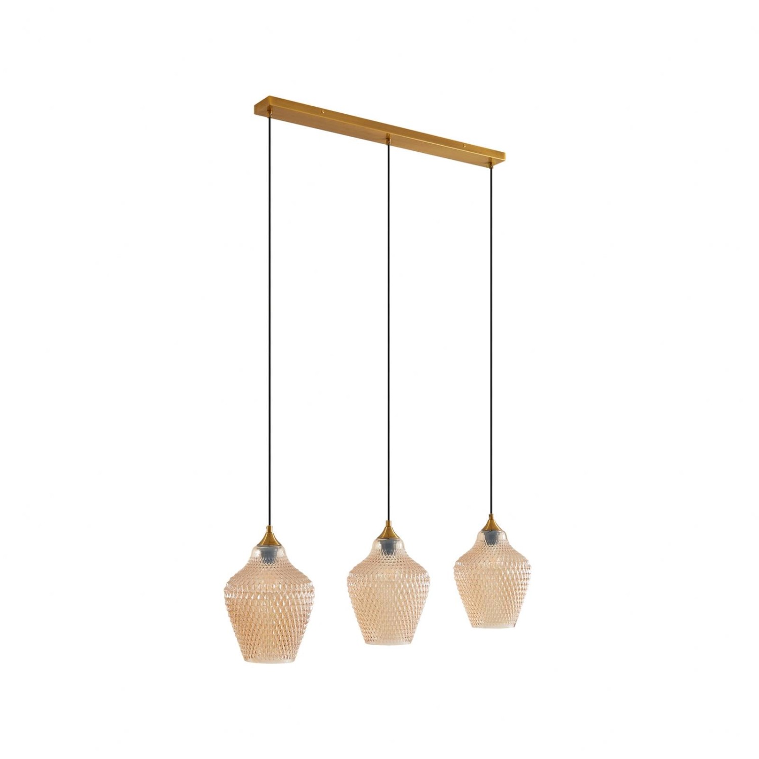 Lindby Pendelleuchte Drakar 10020411 Retro Vintage Antik in Creme aus Glas günstig online kaufen
