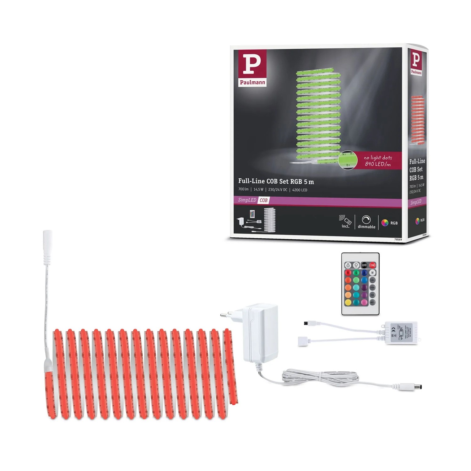 Paulmann LED-Strip SimpLED Full-Line 5 m 14,5 W RGB