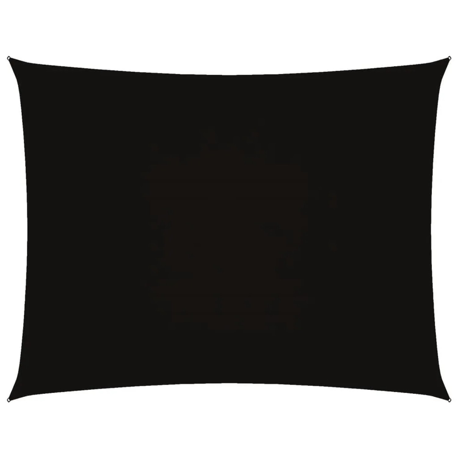 vidaXL Sonnensegel Oxford-Gewebe Rechteckig 3,5x5 m Schwarz 135765