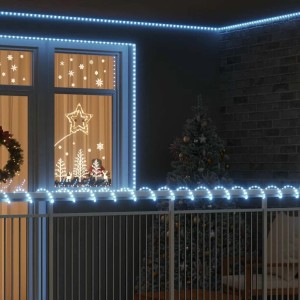 vidaXL Lichtseil mit 2400 LEDs Kaltweiß 100 m PVC 42018923