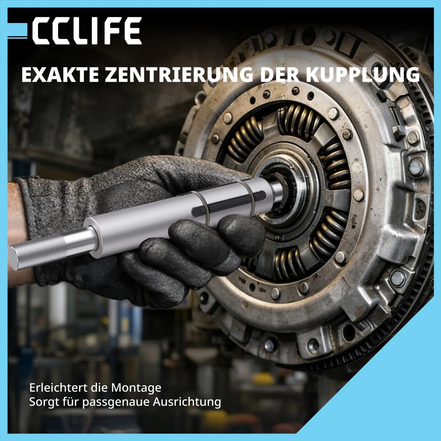CCLIFE Kupplungszentrierwerkzeug Set 6-tlg. 20-30 mm mit Koffer_5