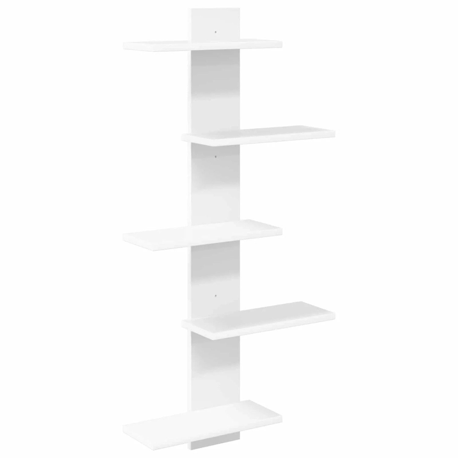 vidaXL Wandregal Weiß 48,5 x 15 x 101 cm Holzwerkstoff 8012196