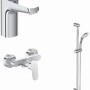 Ideal Standard Ceraflex Armaturenpaket mit Waschtisch- und Brausearmatur, Chrom.