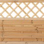 T&J Sichtschutzzaun Maxi-Massiv Ranki Grün, 180x90 cm, mit Rankgitter. Holz, kesseldruckimprägniert.