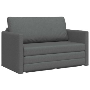vidaXL Klappsofa Bett Dunkelgrau 124 x 71 x 78 cm Stoff 42030513