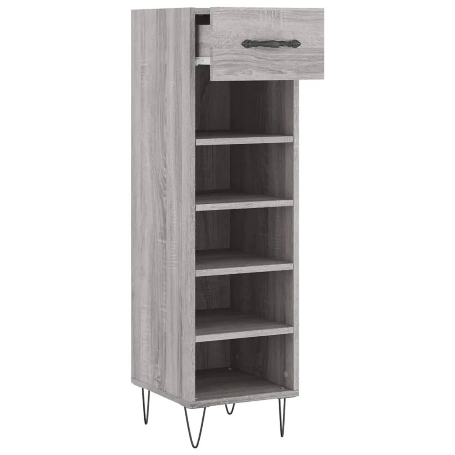 vidaXL Schuhschrank Grau Sonoma 30x35x105 cm Holzwerkstoff 829674_5